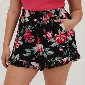Torrid Floral Shorts